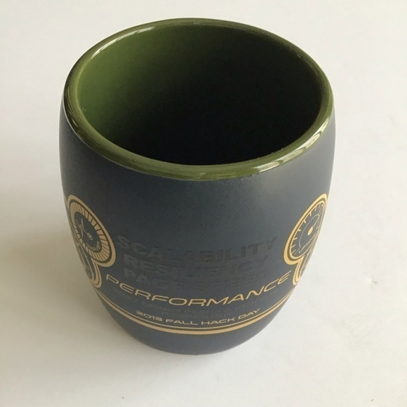 Walt Disney Parks IT Tech Hack Day 2013 Fall Coffee Mug Tea Cup Black Army Green - Picture 3 of 14